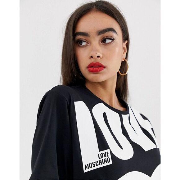 Love Moschino logo t-shirt size 4 - Picture 4 of 10